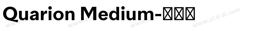 Quarion Medium字体转换